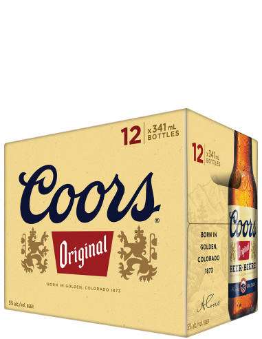 COORS ORIGINAL - 12 Bottles