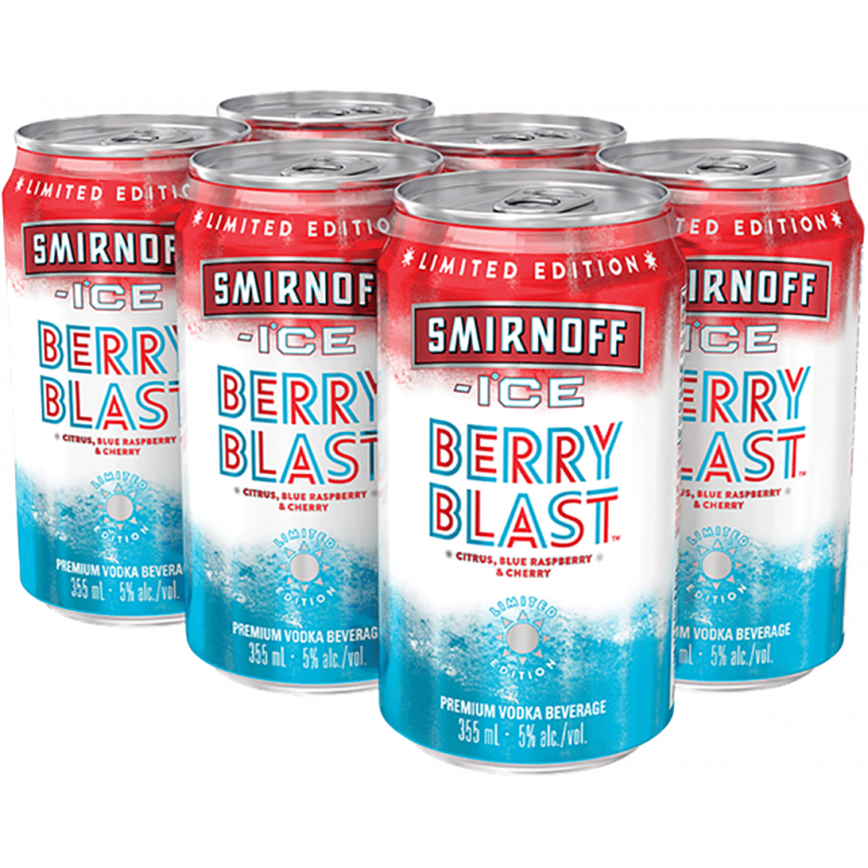 Smirnoff Ice Berry Blast - 6 Cans