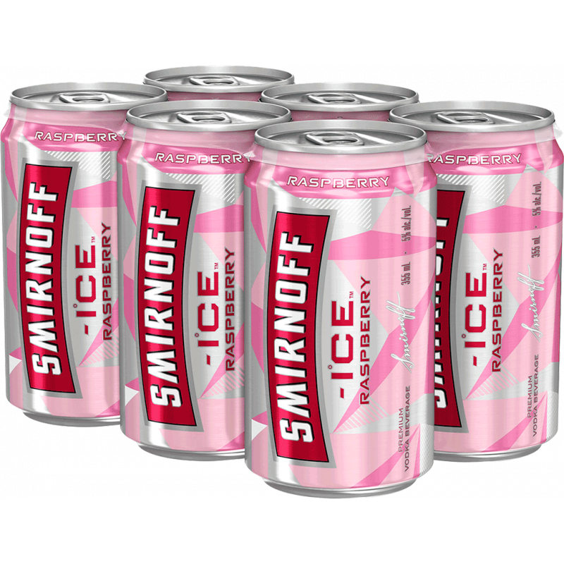 Smirnoff Ice Raspberry 6 Cans